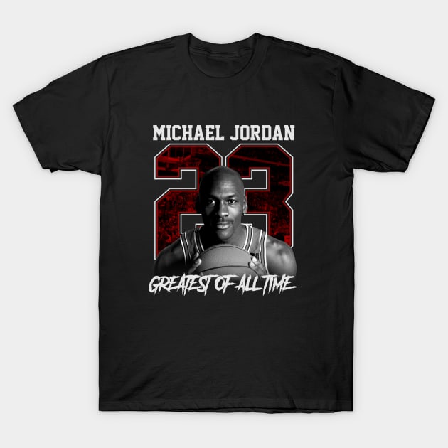 Michael Jordan 23 T-Shirt by Pittih